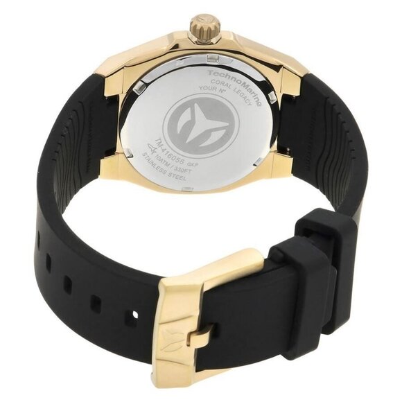 FX04309B NWT Technomarine Fashion Ladies Quartz Plastic and Stainless Steel Auth - Picture 1 of 3